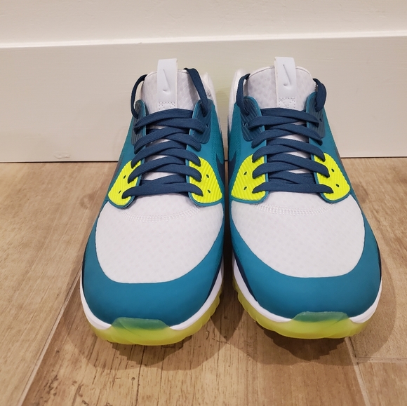NIKE AIR ZOOM 90 IT RIO TURQUOISE GOLF CLEATS MENS - Picture 4 of 6
